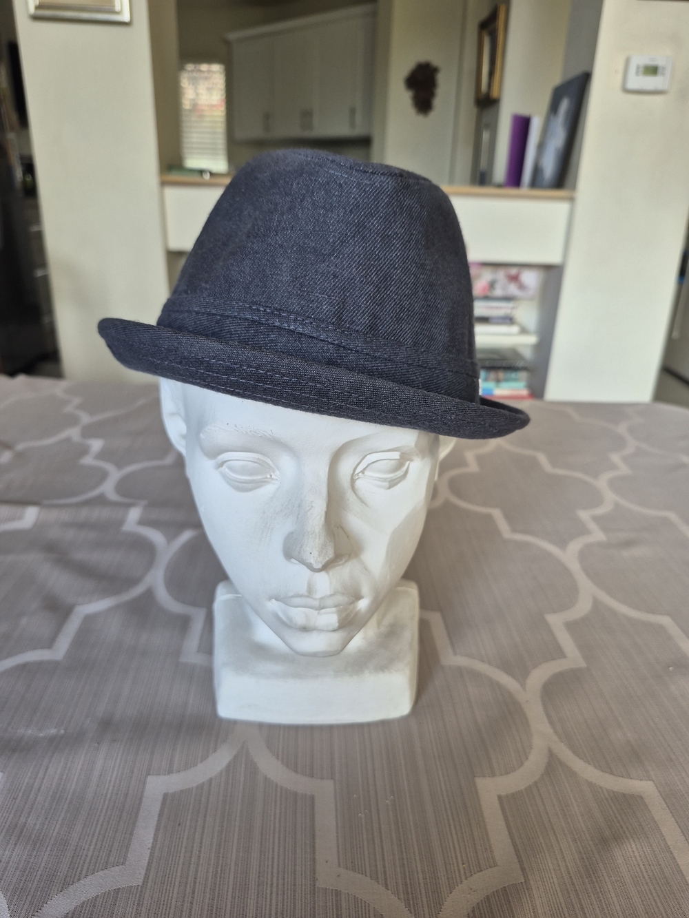Dark Gray Fedora Hat - Classic Lightweight Style
